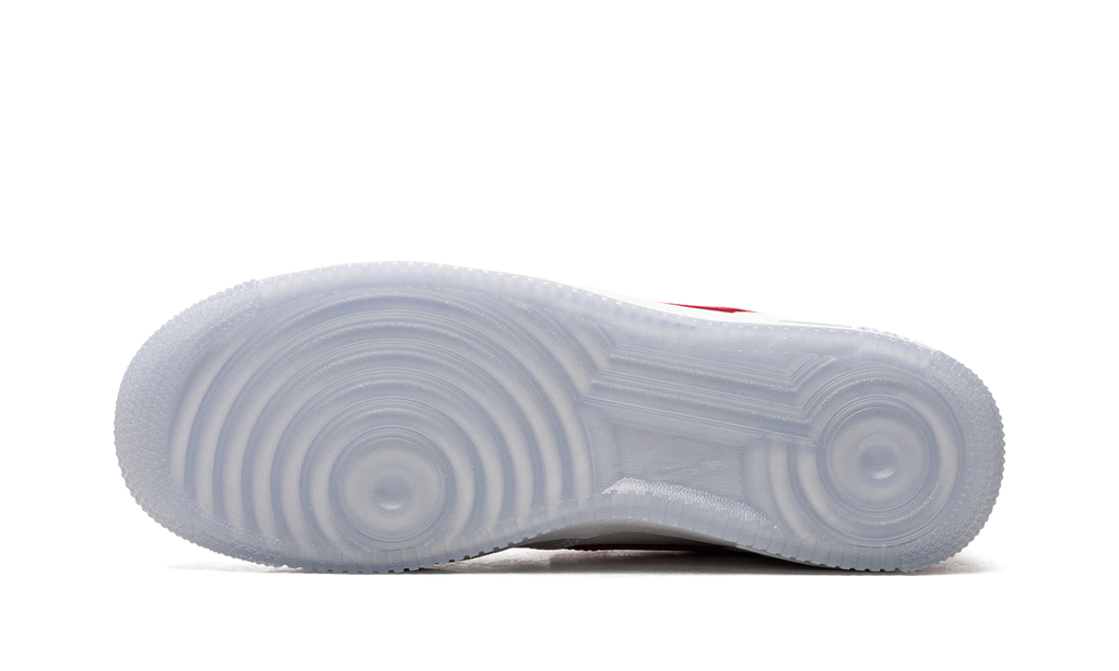 Nike Air Force 1 Low Satin White Red (W) 6