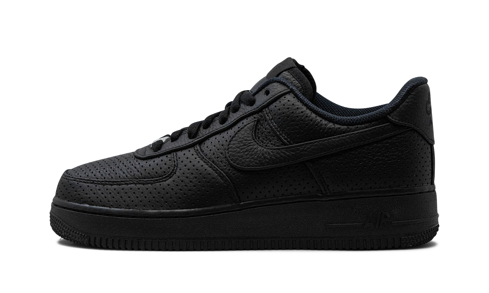Nike Air Force 1 Low SP Triple Black Perforated 1