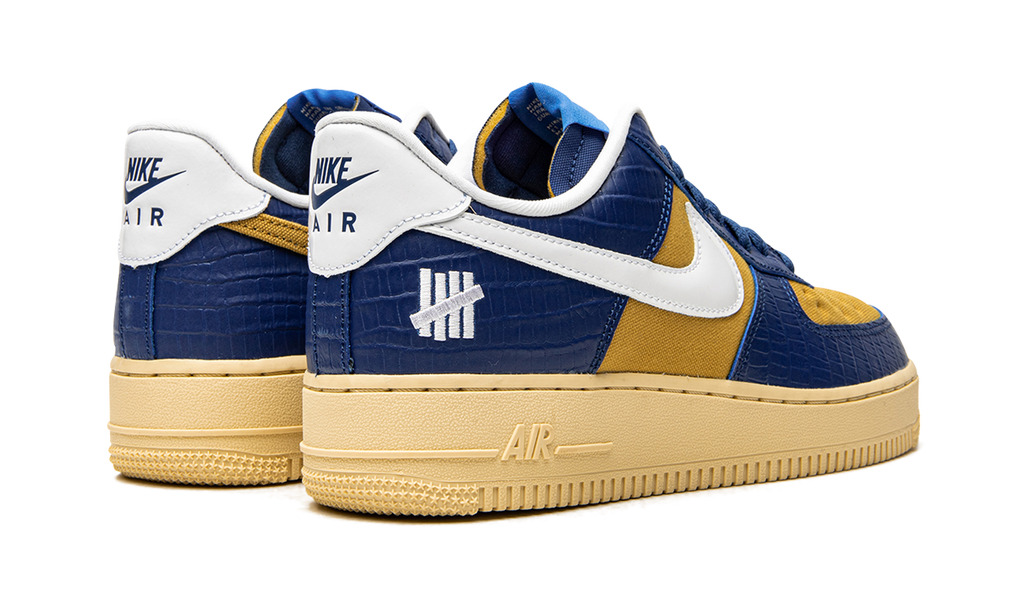 Nike Air Force 1 Low SP Undefeated 5 On It Blue Yellow Croc 4