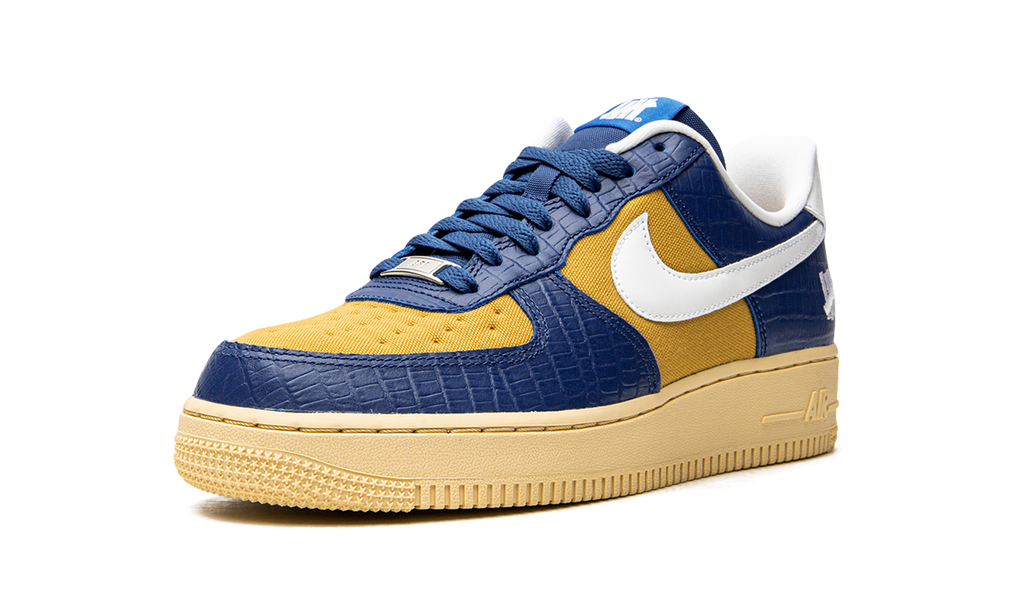 Nike Air Force 1 Low SP Undefeated 5 On It Blue Yellow Croc 5