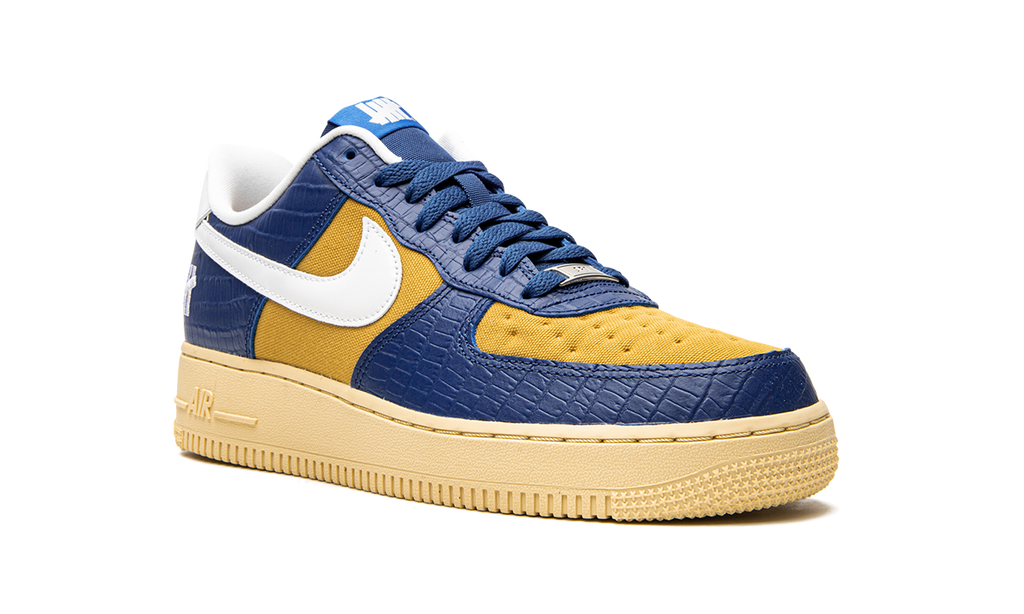 Nike Air Force 1 Low SP Undefeated 5 On It Blue Yellow Croc 8