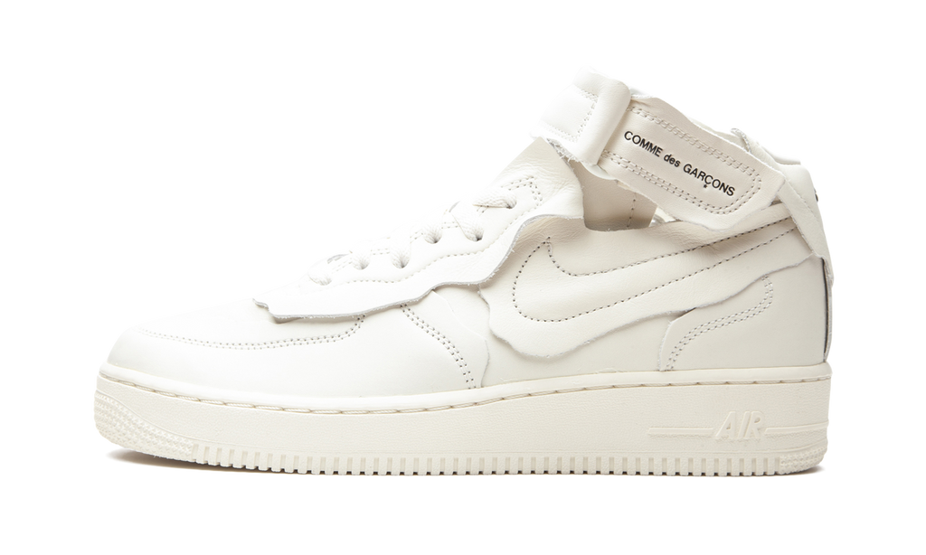 Nike Air Force 1 Mid Comme des Garcons White 2