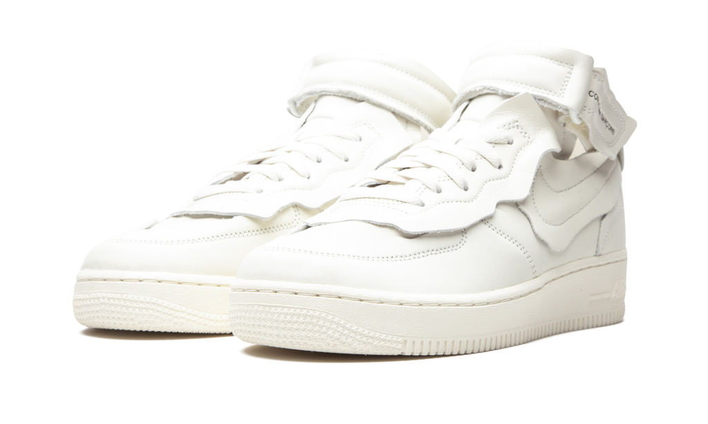 Nike Air Force 1 Mid Comme des Garcons White 3