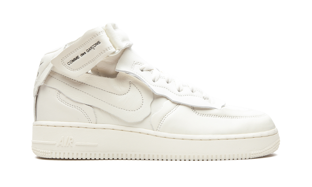 Nike Air Force 1 Mid Comme des Garcons White 7