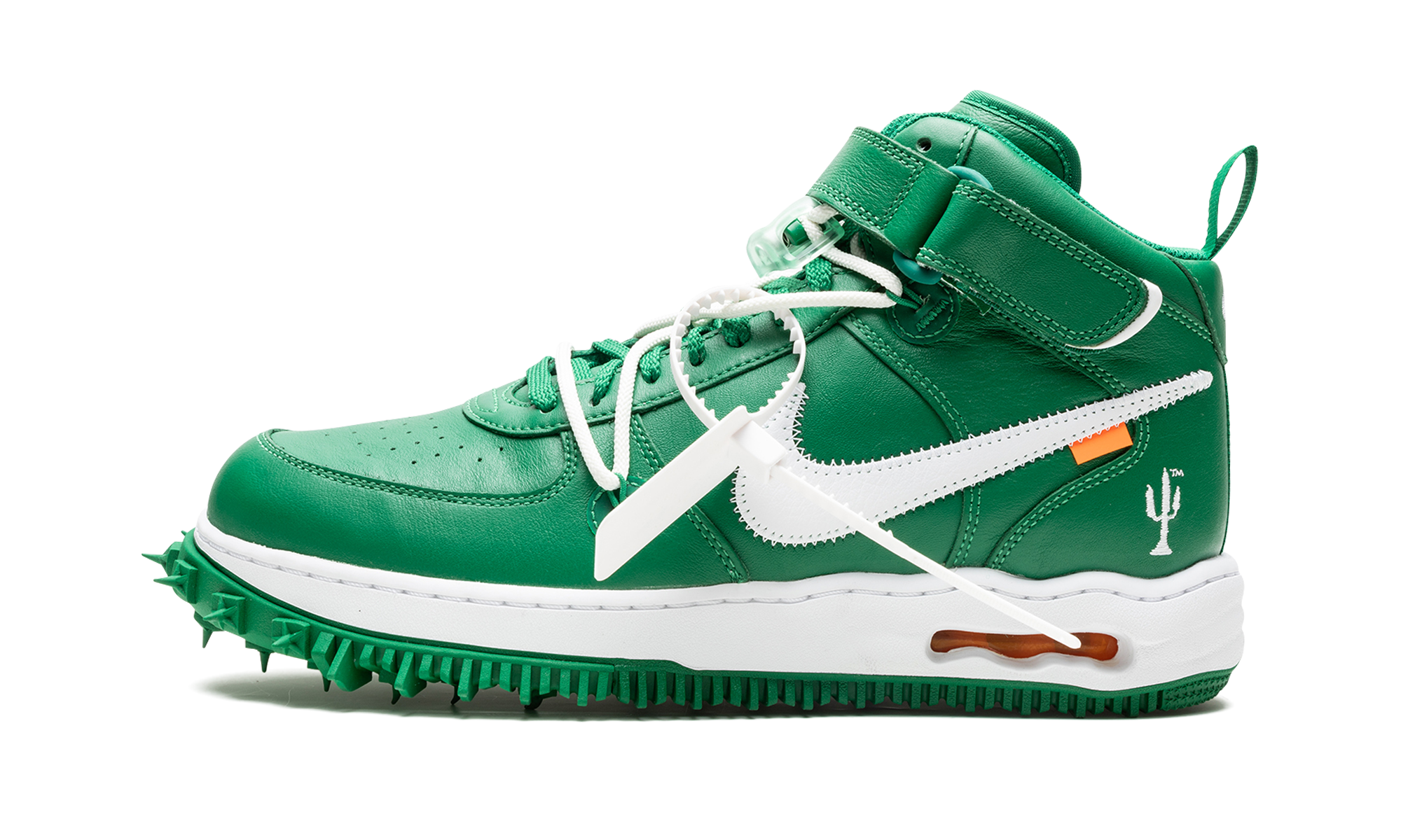 Nike Air Force 1 Mid Off-White Pine Green 1