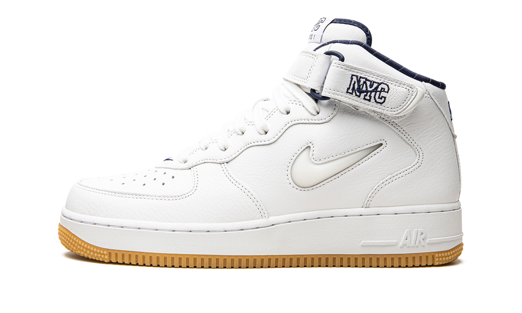 Nike Air Force 1 Mid QS Jewel NYC White Midnight Navy 2