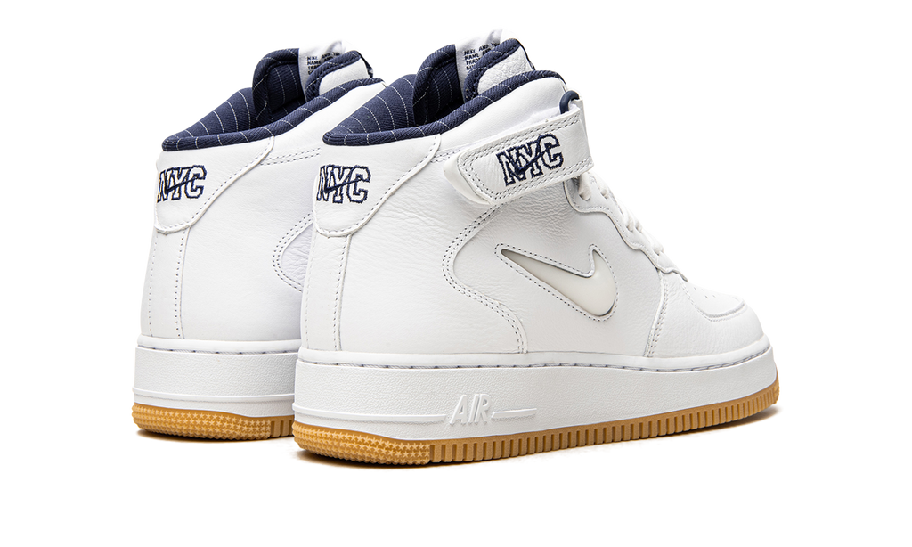 Nike Air Force 1 Mid QS Jewel NYC White Midnight Navy 4