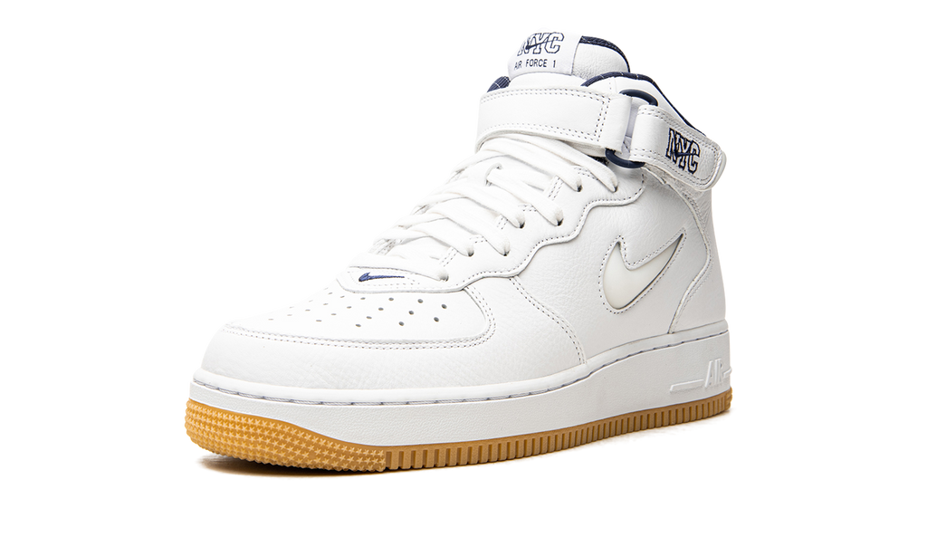 Nike Air Force 1 Mid QS Jewel NYC White Midnight Navy 5