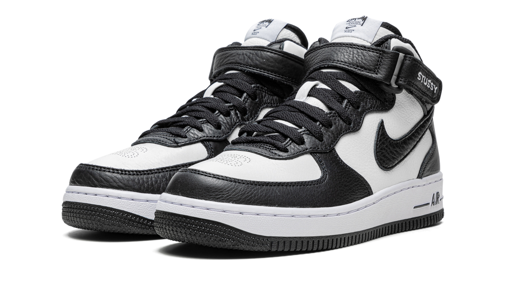 Nike Air Force 1 Mid Stussy Grey Black 3