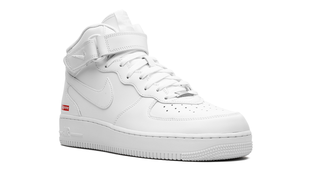 Nike Air Force 1 Mid Supreme White 2