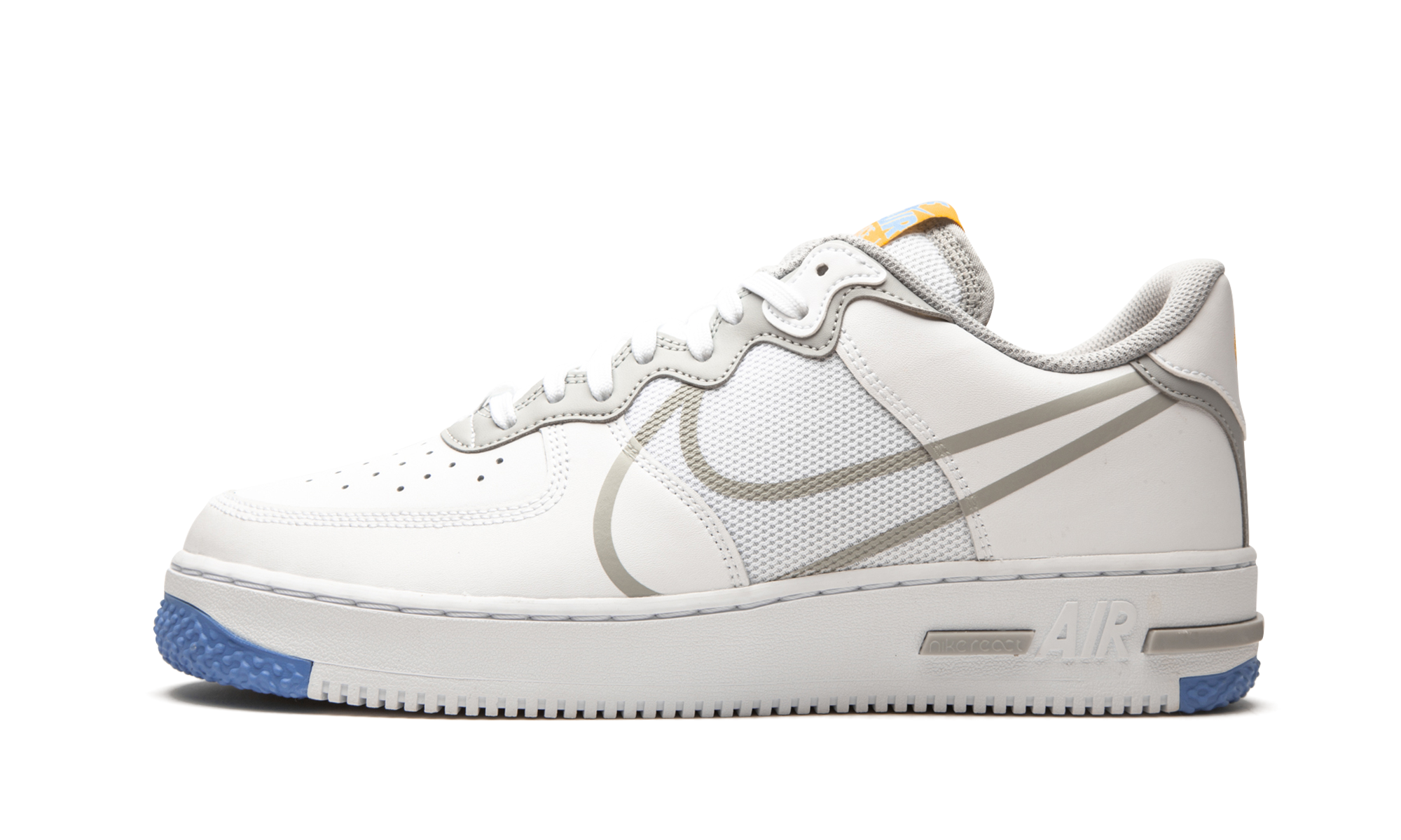 Nike Air Force 1 React Light Smoke Grey 1