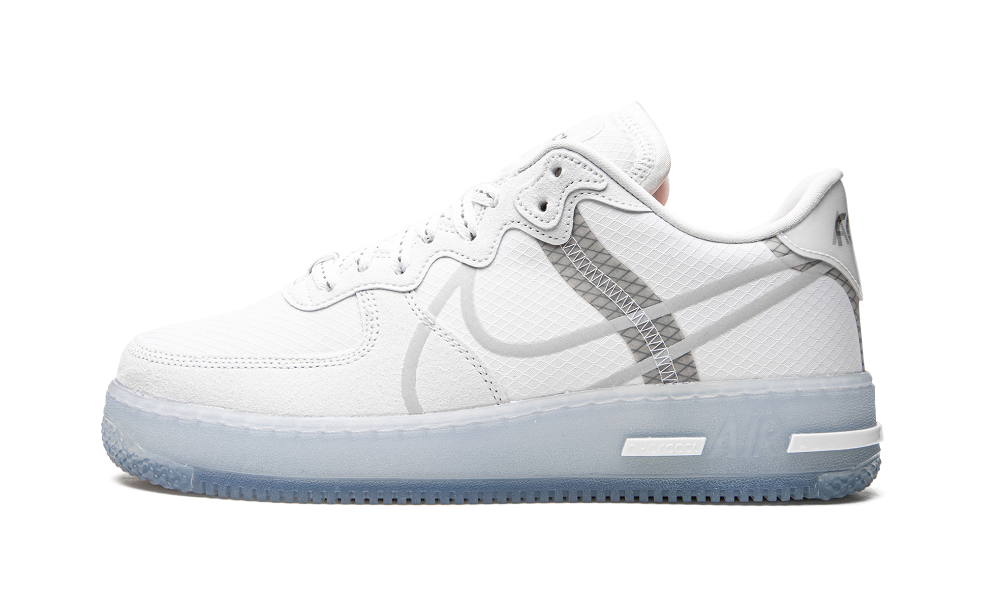 Nike Air Force 1 React White Light Bone 1