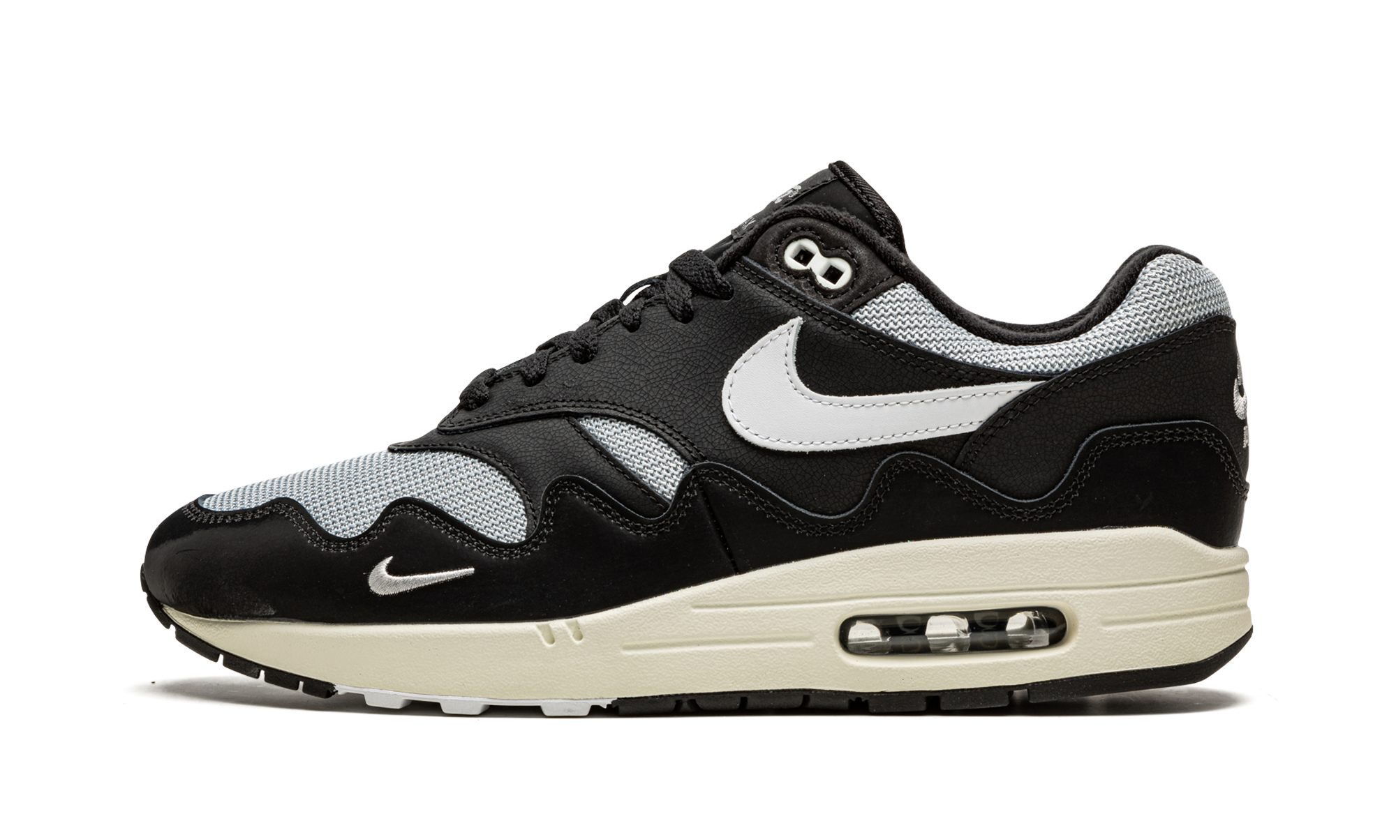 Nike Air Max 1 Patta Black Grey (Special Box + Bracelet)