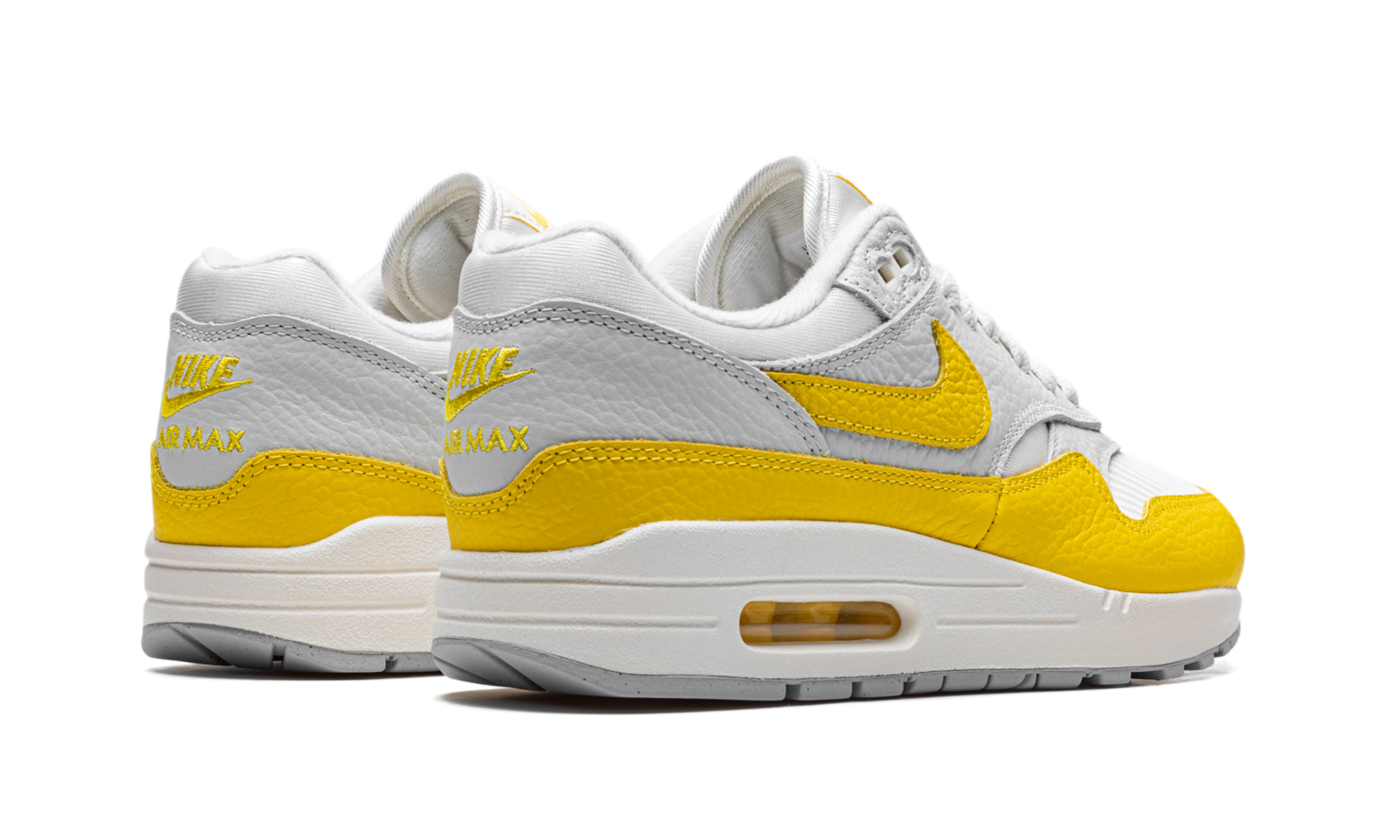 Nike Air Max 1 White Bright Yellow 3