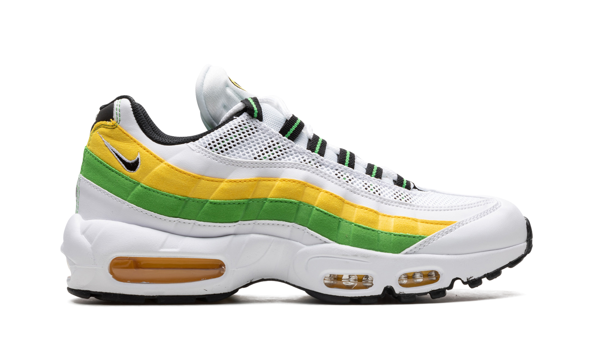 Nike Air Max 95 Essential White Green Apple Tour Yellow
