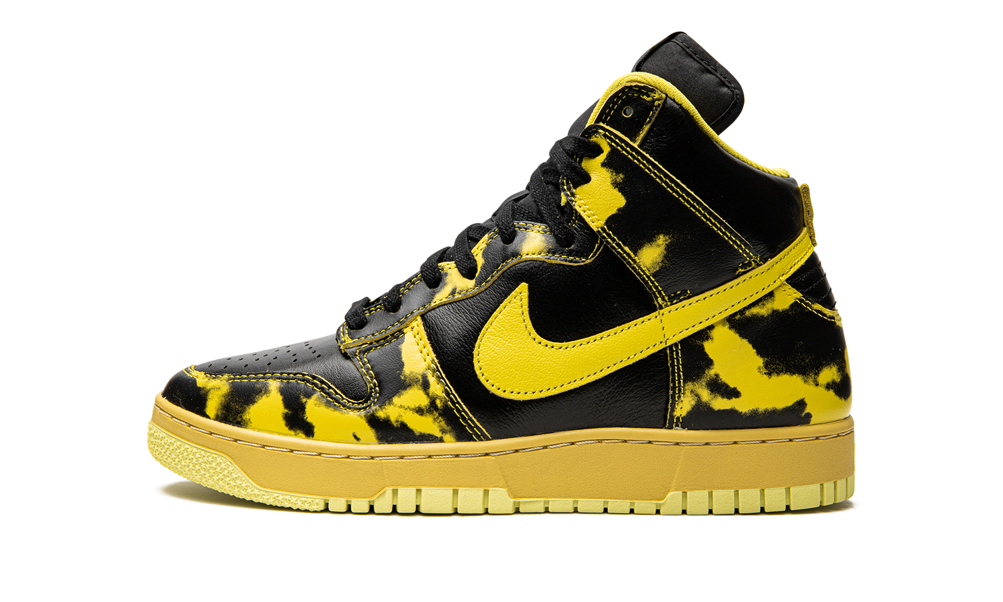 Nike Dunk High 1985 Acid Wash Yellow 1