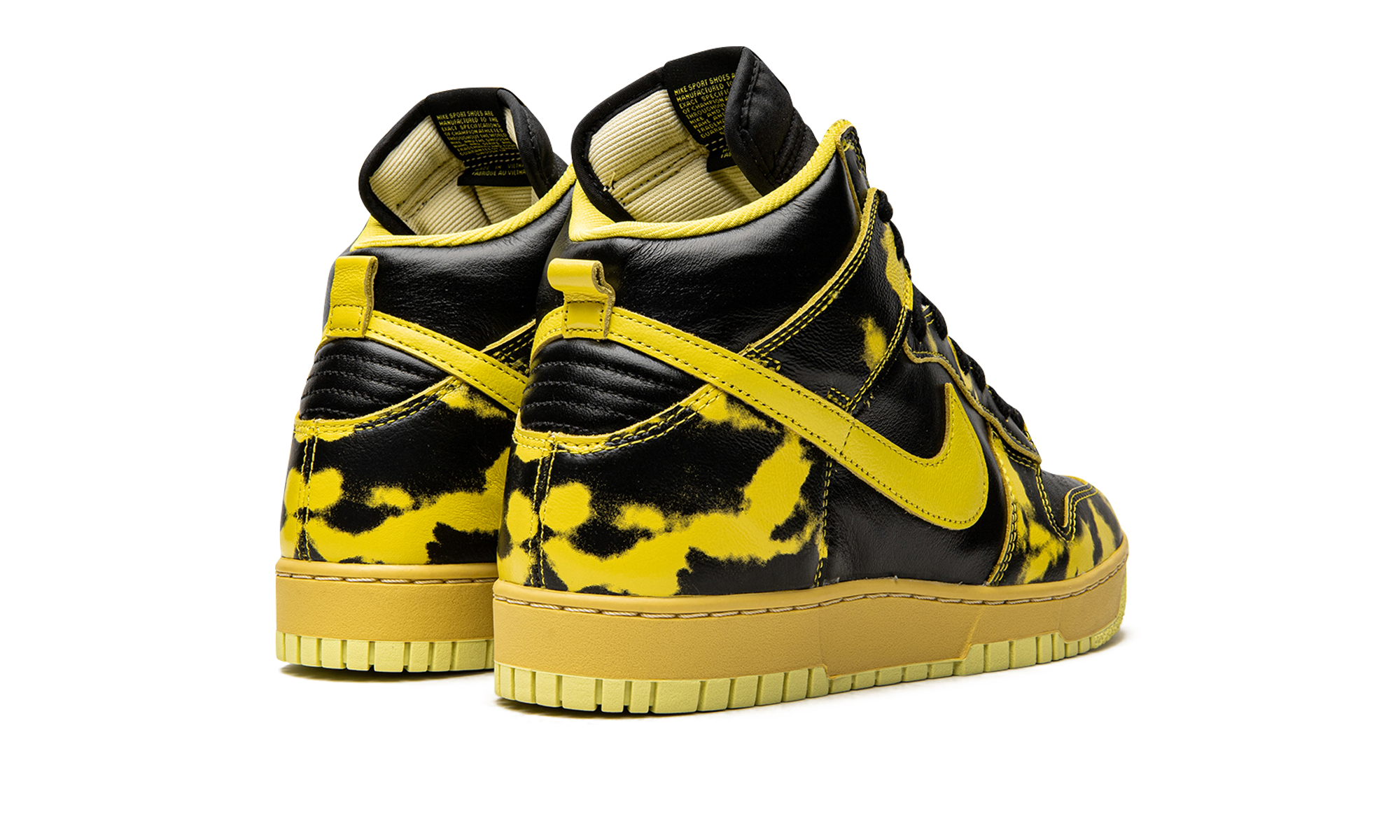 Nike Dunk High 1985 Acid Wash Yellow 3
