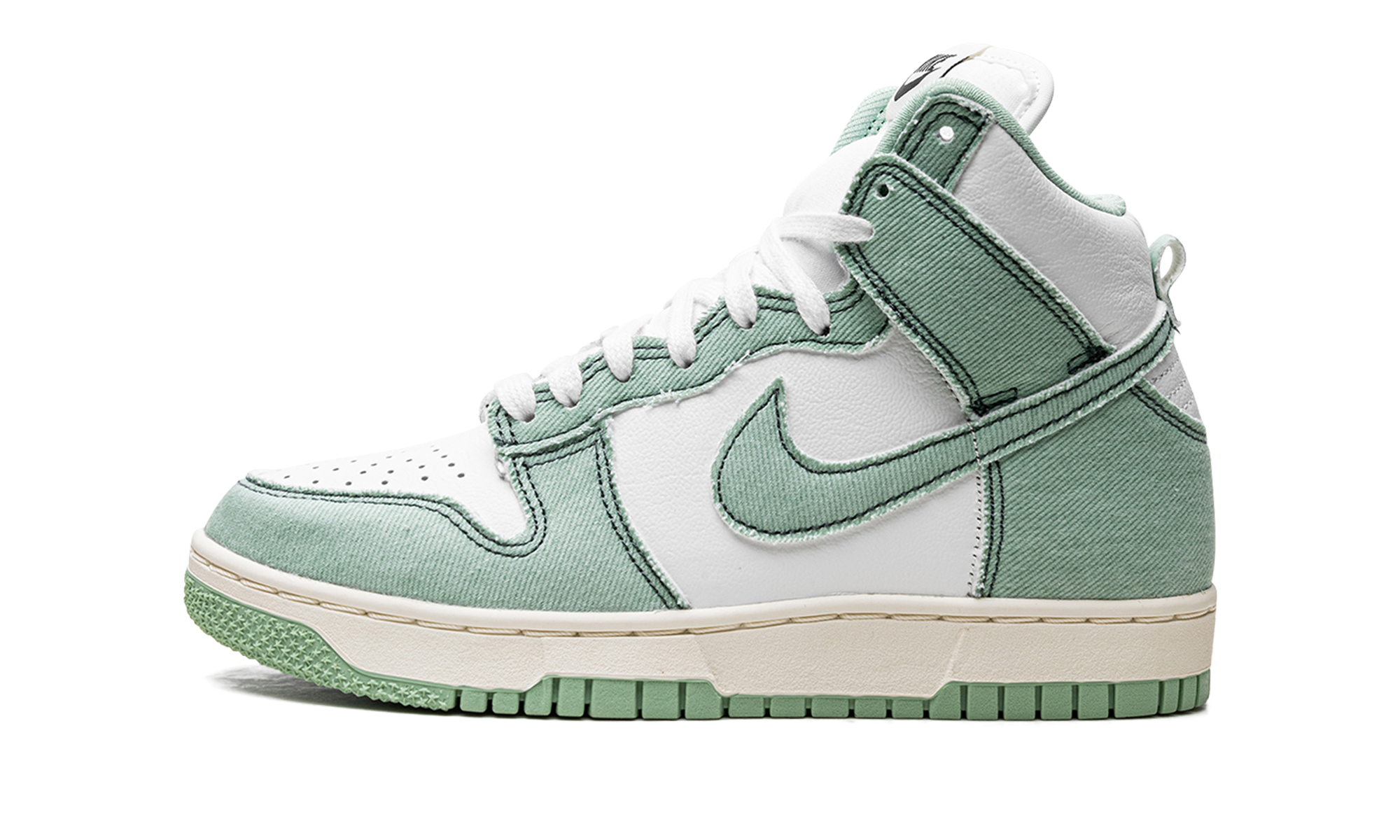 Nike Dunk High 1985 Green Denim 1