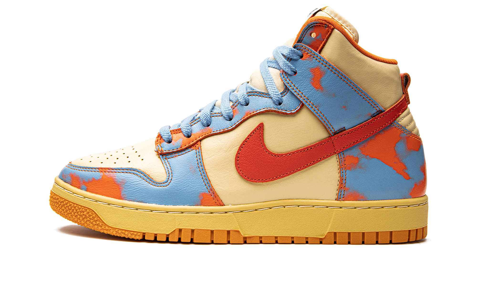 Nike Dunk High 1985 Orange Acid Wash 1