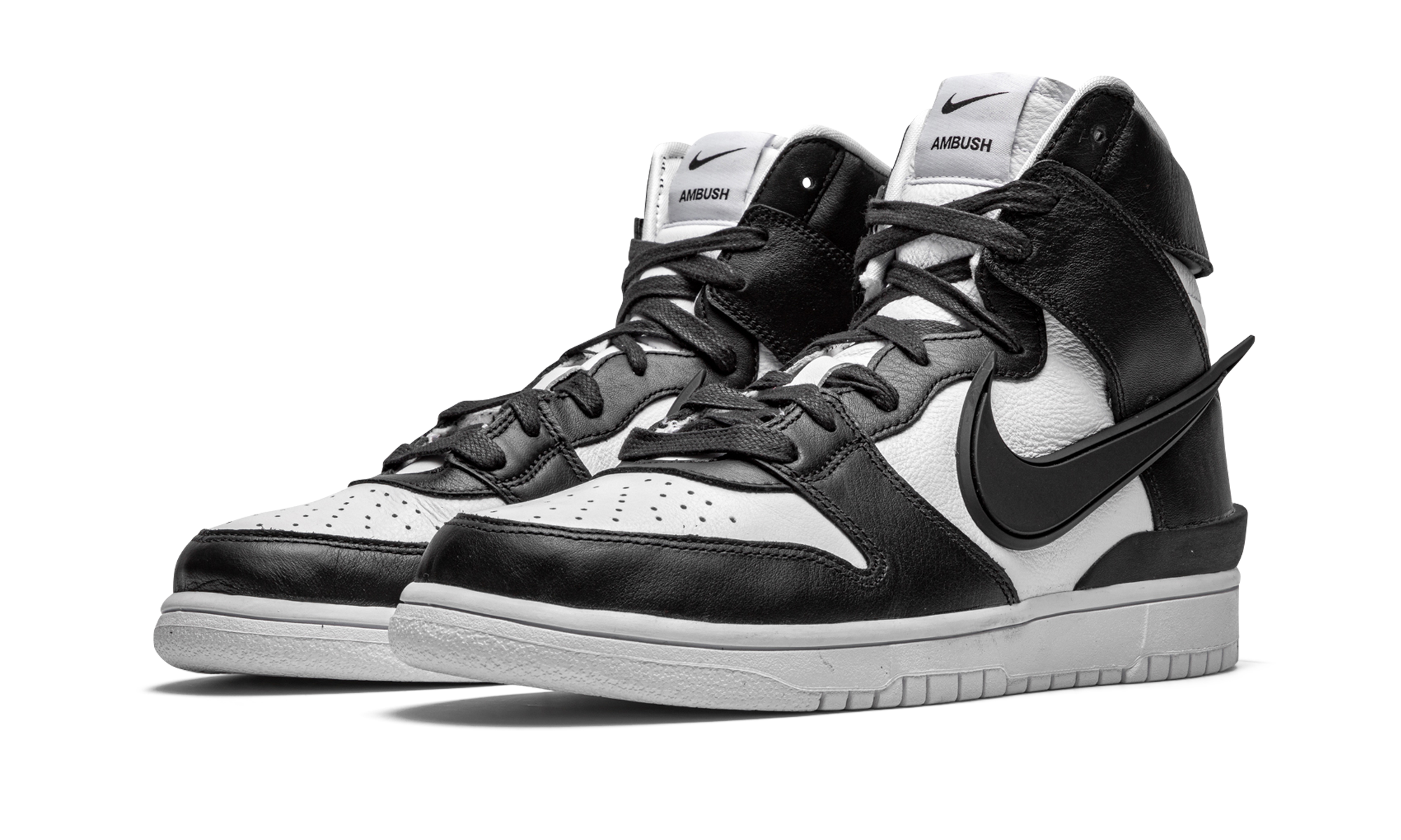 Nike Dunk High Ambush Black White 2