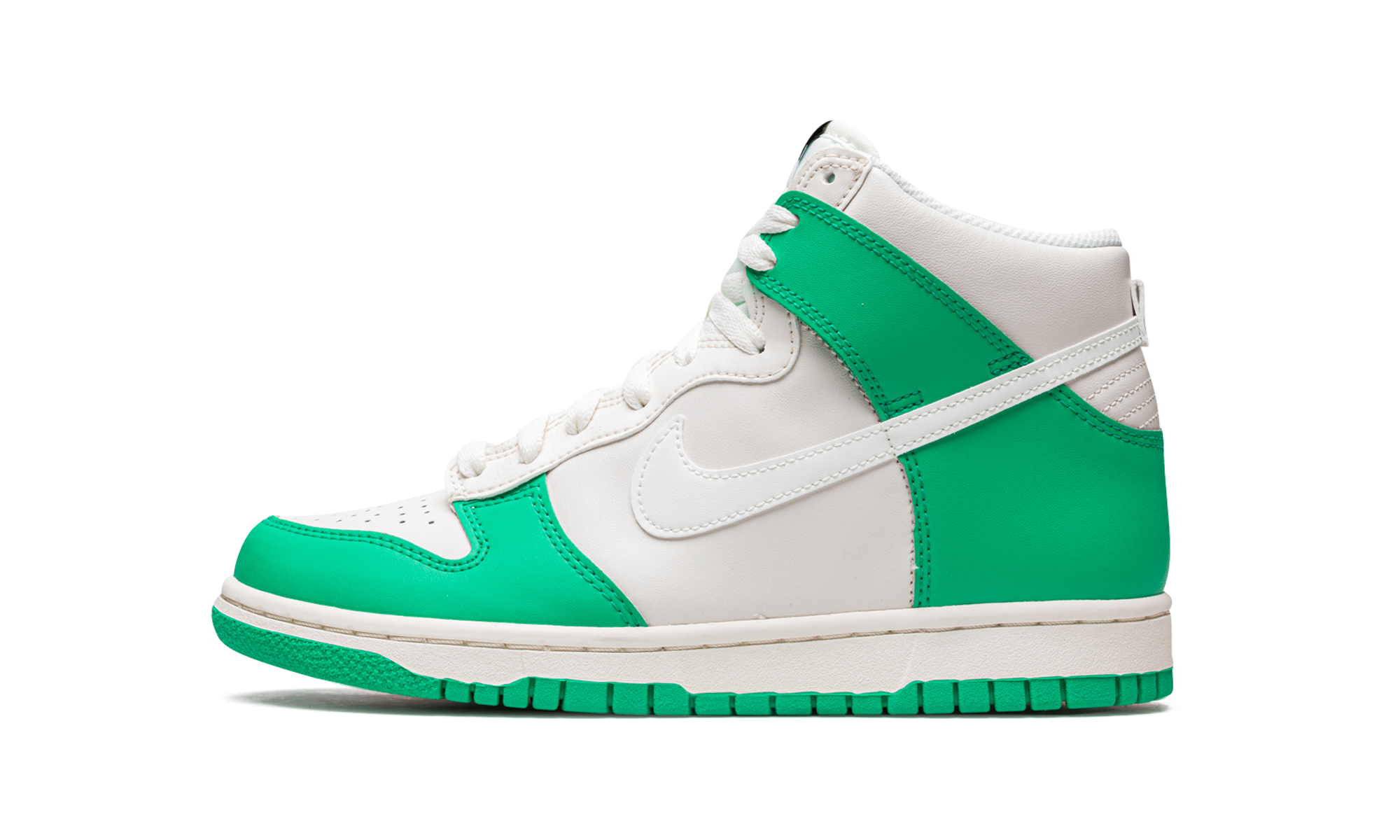 Nike Dunk High White Green 1