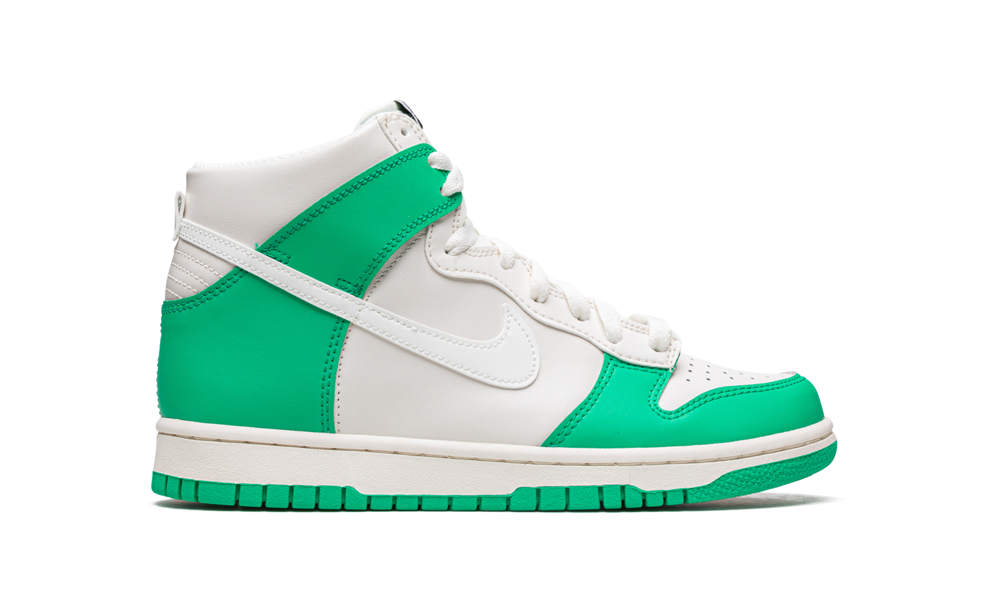 Nike Dunk High White Green 6