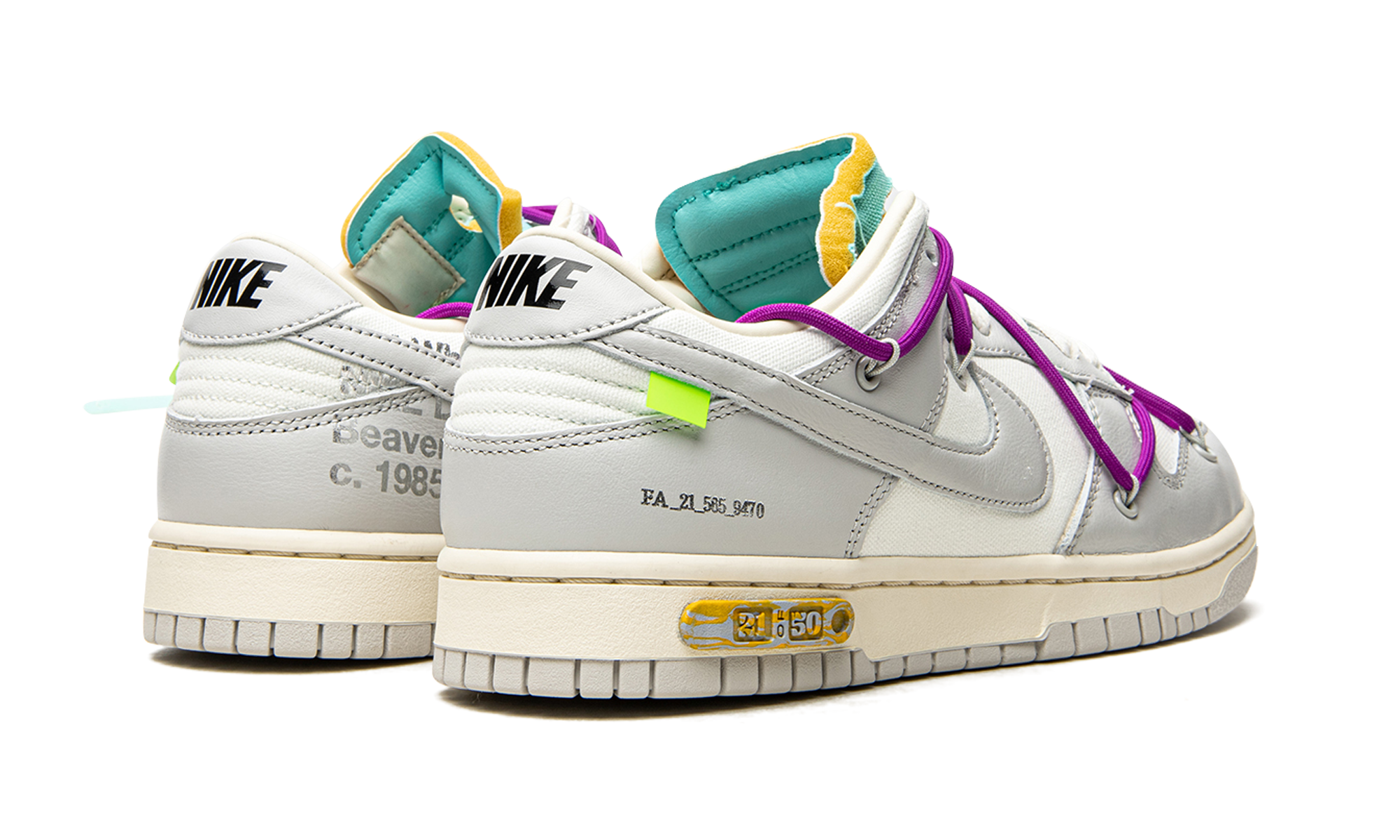 Nike Dunk Low Off-White Lot 21 3