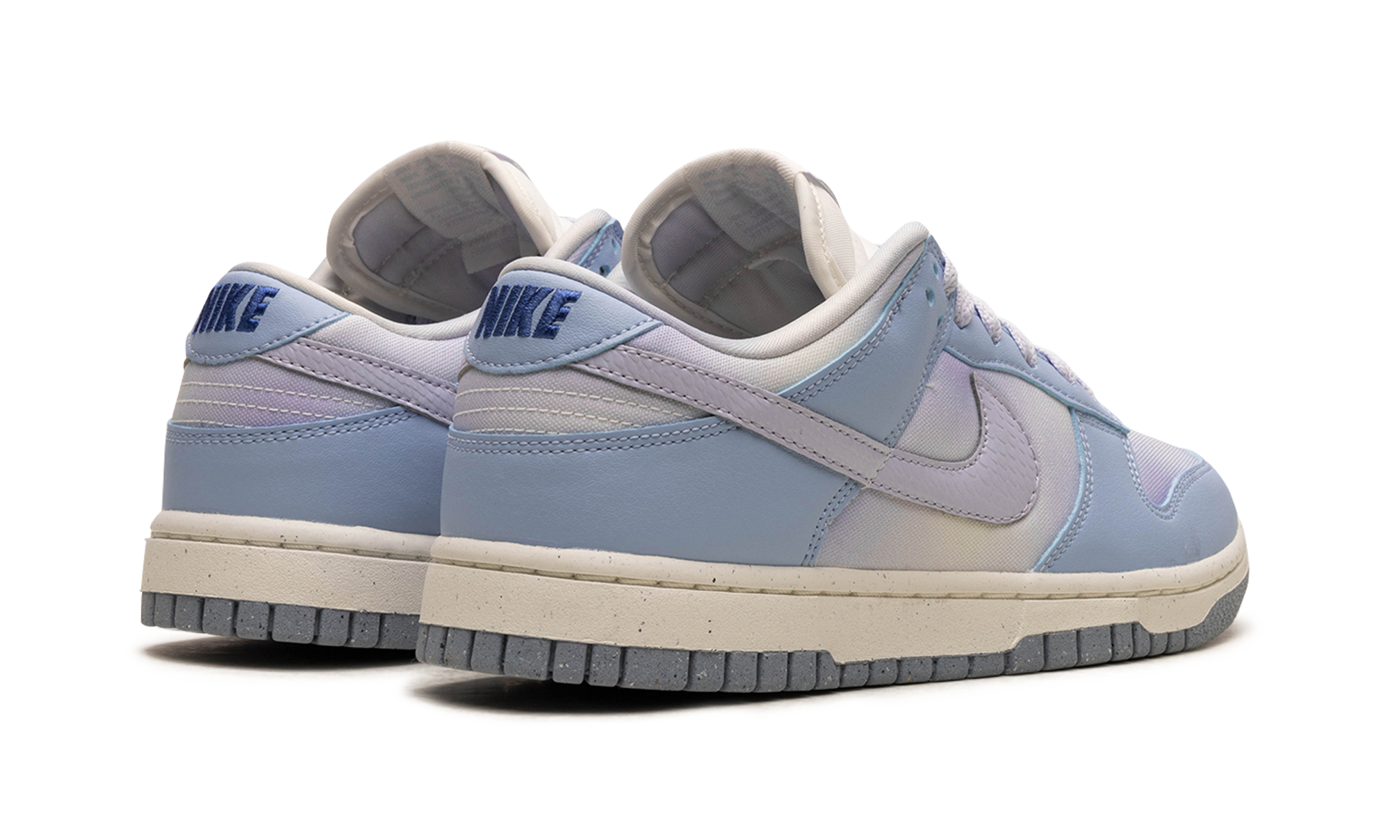 Nike Dunk Low White Blue Airbrush 10