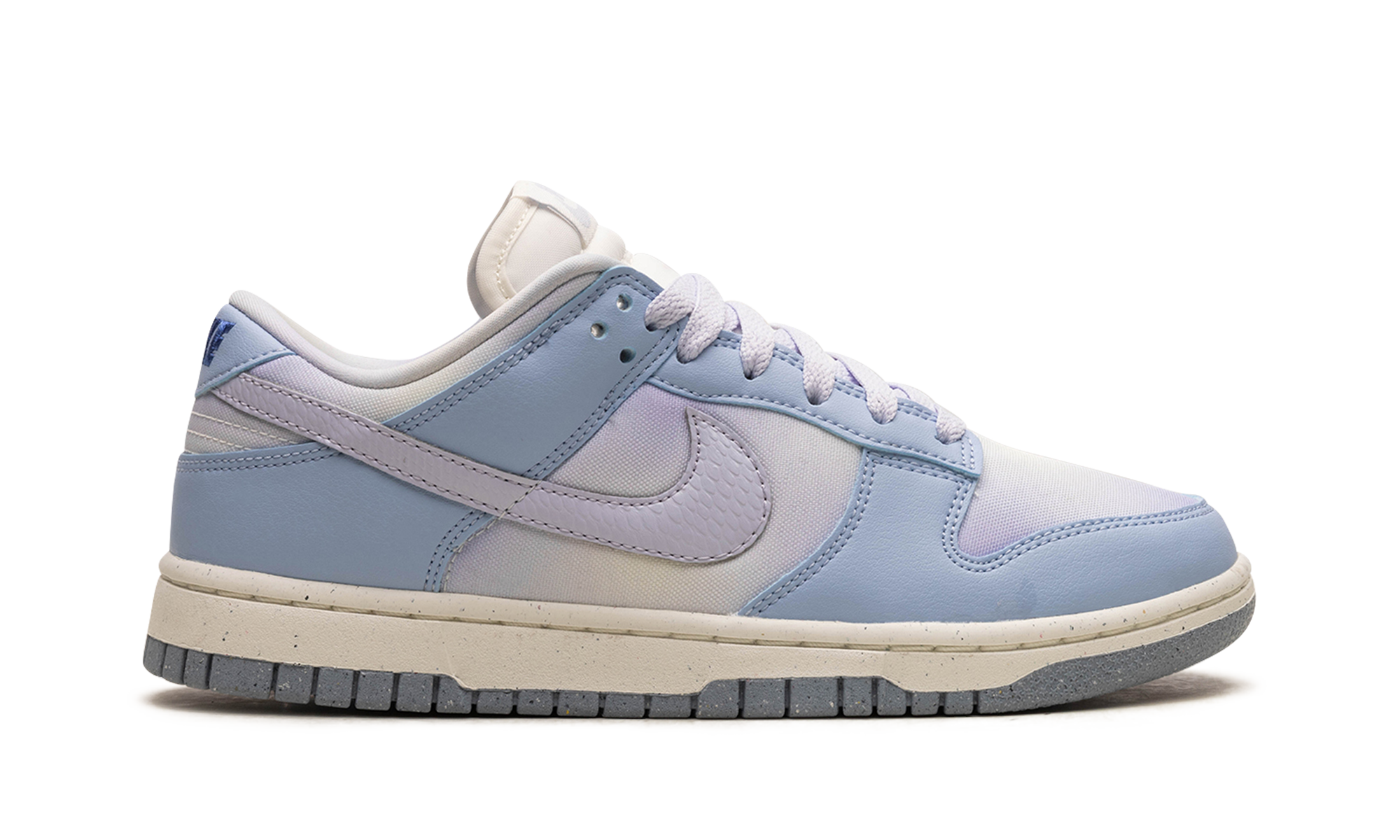Nike Dunk Low White Blue Airbrush