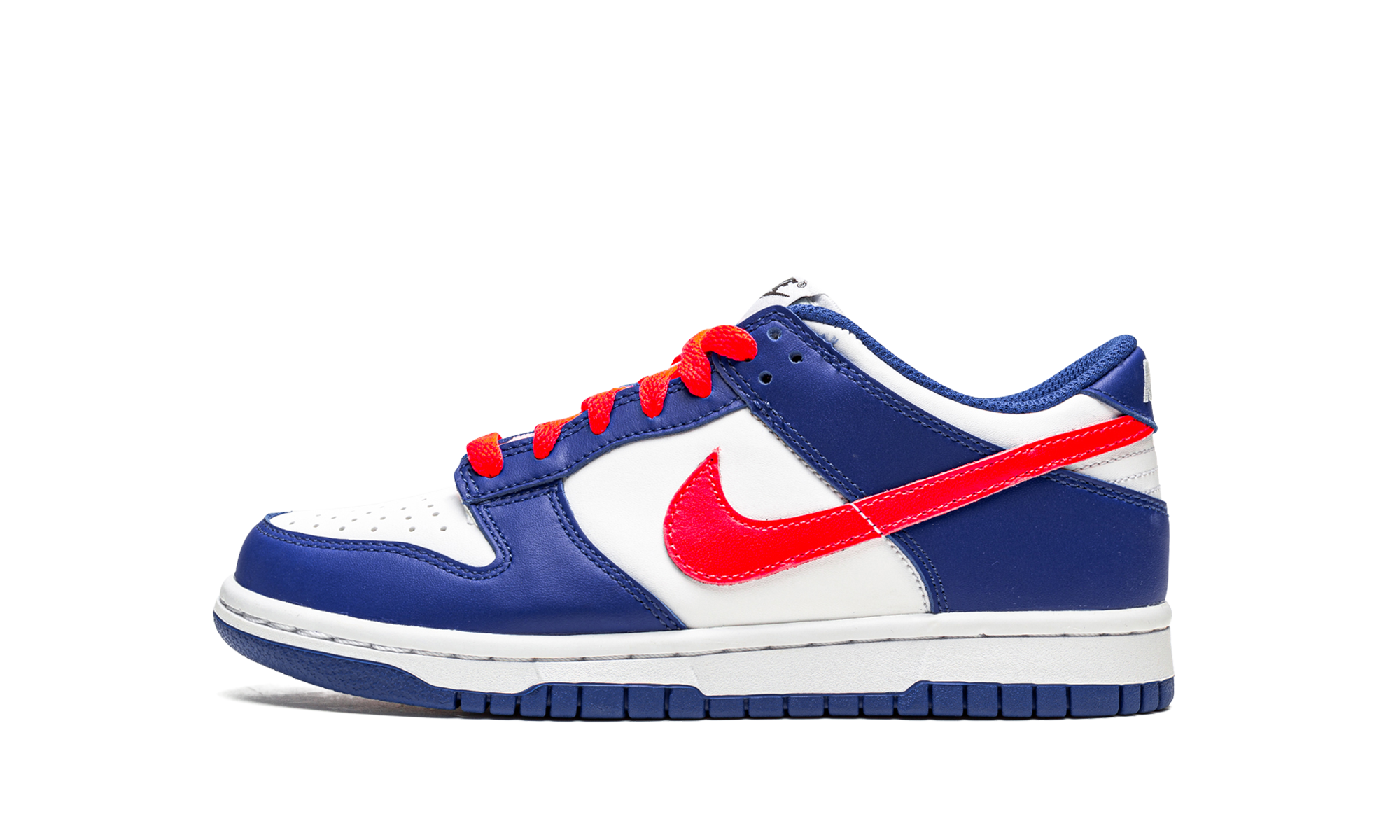 Nike Dunk Low White Royal Red