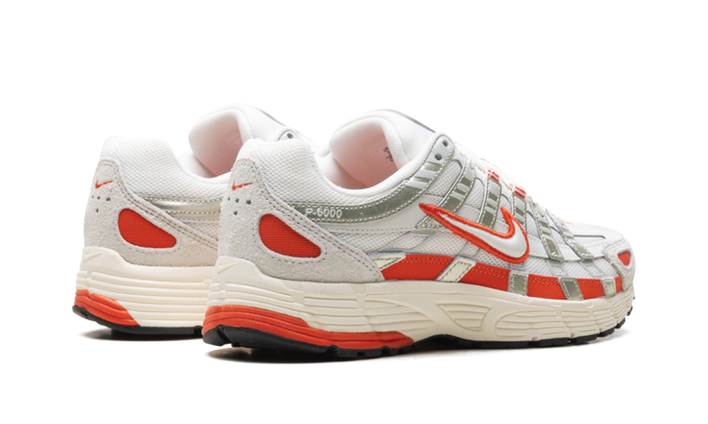 Nike P-6000 Sail Pale Ivory Light Bone Picante Red (W) 4
