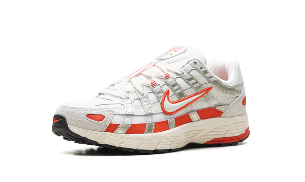 Nike P-6000 Sail Pale Ivory Light Bone Picante Red (W) 5