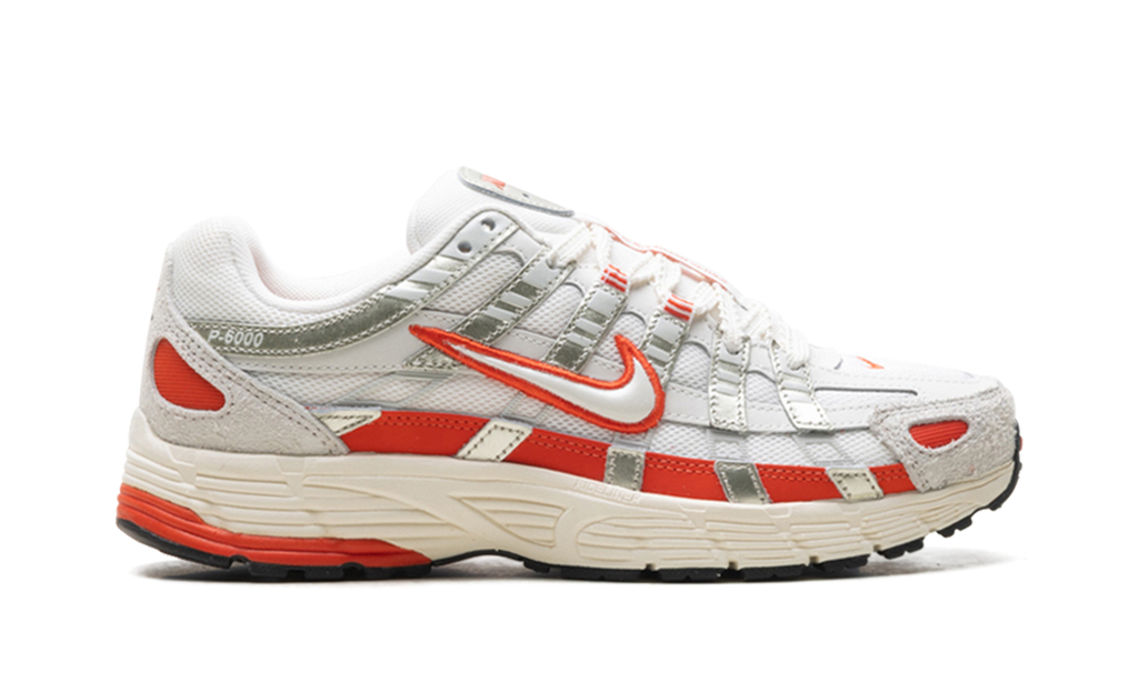 Nike P-6000 Sail Pale Ivory Light Bone Picante Red (W) 7
