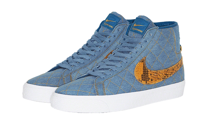 Nike SB blazer Supreme Industrial Blue 2