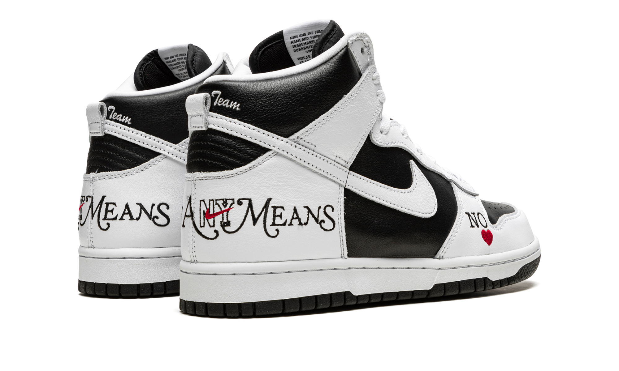 Nike SB Dunk High Supreme By Any Means Black 3