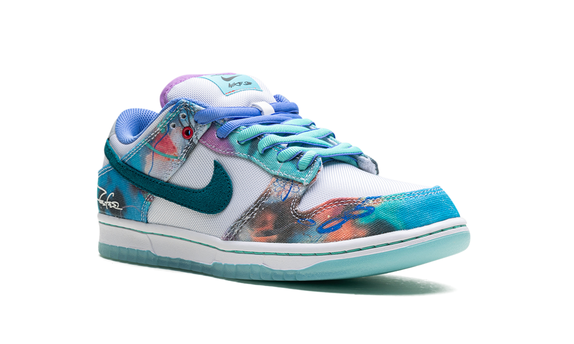 Nike SB Dunk Low Futura Laboratories Bleached Aqua 2