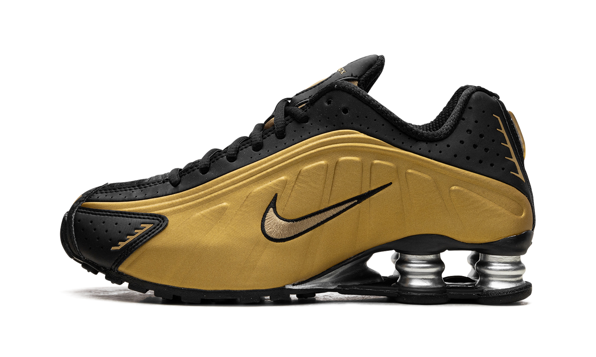 Nike Shox R4 Black Metallic Gold (W) 1